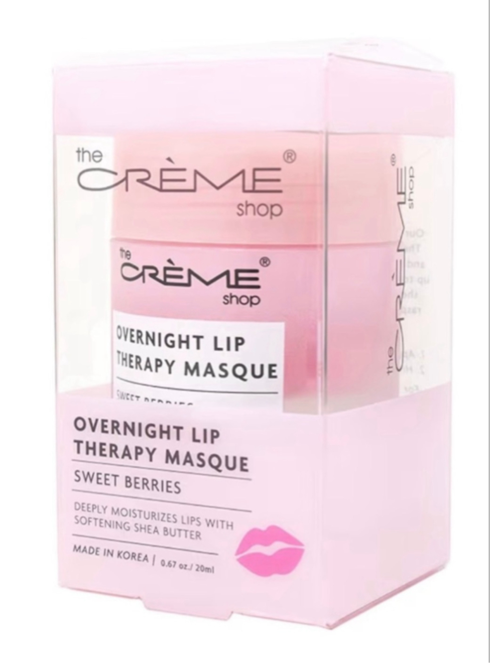 The Crème Shop Sweet Berries Overnight Lip Therapy Masque 0.67oz/20g